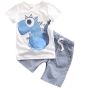New Design Kids Hot Sale Brand Boys Clothing Children Summer Boys Clothes Cartoon Kids Boy Clothing Set T-shit+pants