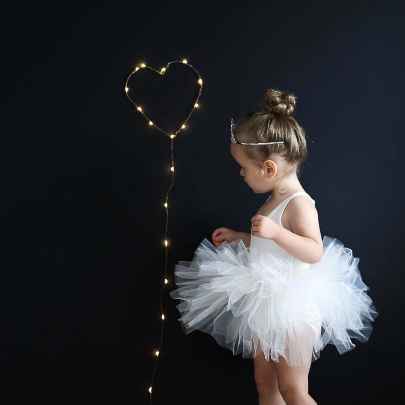 Conyson Wholesale Sleeveless O-neck Patchwork Sweet Dresses Solid Outfits Baby Girls Mesh Tulle Fluffy Tutu Dress