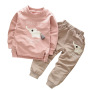 Spring Autumn Boy's Clothing Sets Cotton Casual Wear Long Sleeve T Shirt + Pants Cute 2 Piece Sets Kids Boutique Clothes