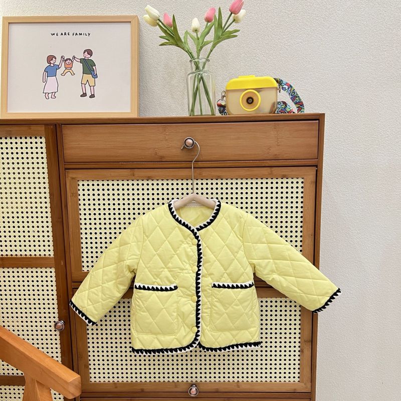 Conyson Hot Sale korea fashion boutique fall kids girls designers kid solid clothes PU leather winter clothing wholesale jacket