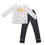 Conyson Soft And Comfortable Cartoon Print Knitted 2 Piece Cotton Sleeping Pajama Set