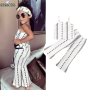Conyson rts high quality summer korean fashion children Sleeveless Infant baby Children's Girls casual Kids wear Clothing Sets
