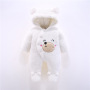 Conyson Infant Unisex Long Sleeve Outfits Winter Clothes Set Cute Bear Thick Warm Outwear Jumpsuit Fleece Baby Hoodie Romper