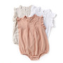 Conyson New Soft Baby Clothing Nonsexual Baby Boys Girls Jumpsuit Cotton Sleep Suit Ruffle convertible Kids Rompers