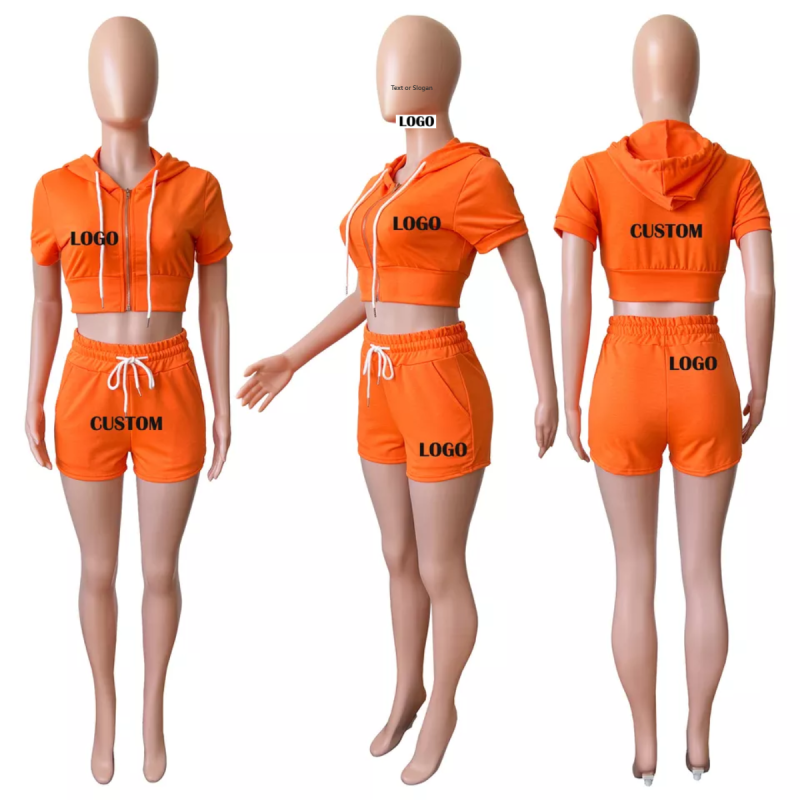 Custom 2 Piece Set Women Summer Skirts Tracksuit Two Piece Set Baseball Style Printings Outfit 2022 Plus Size Women Sets