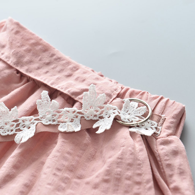 Conyson New Summer Fashion Girl's Infant Casual Print Ruffle Short Sleeve Suit 2-7 Years Little Girl Matching 2 pieces Girl sets