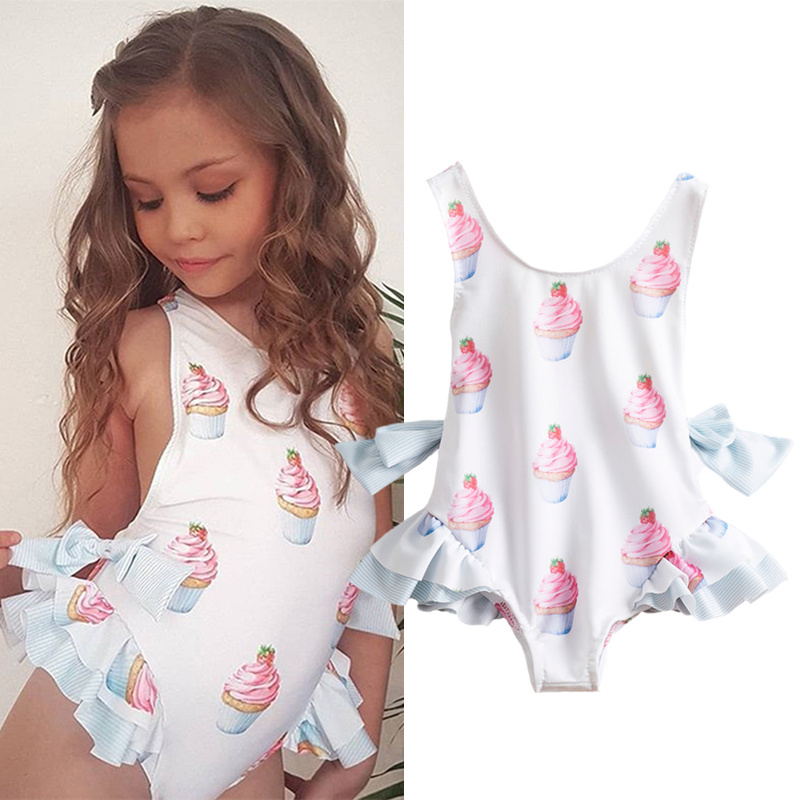 Conyson Hot Beach Baby Girls Ruffles One Piece Swimsuit Newborn Toddler Swimming Bathing Suit Children Backless Beach Swimwear