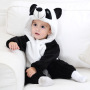 Autumn Winter Wholesale Flano Flannel Without Feet Long Sleeve Animals cartoon baby Rompers fur warm new born clothes