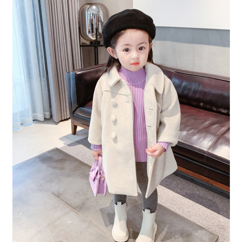 Conyson Children Coat Kids Clothing Outfit England Style Winter Clothes Jacket Baby Girl Windproof Long Winter Coat