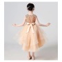 Conyson RTS Summer Sleeveless 3-8 Years Baby Girls Train Dresses 4 Colors Wedding Party Children Clothes Birthday Clothing