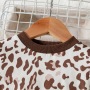 Conyson New Arrivals Spring Autumn Long Sleeve Leopard Printing 0-Neck Girls Fashion Two Piece Baby Girl Outfit 2pcs Clothes Set