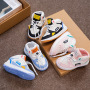 Conyson high quality kids spring autumn Korean fashion boutique designer running sport shoes boy girl Outdoor pu leather sneaker