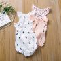 Conyson Wholesale Cotton Baby Romper Sleeveless Fruits Printing Infant Baby Girls Clothing Summer Toddler Girl Clothes Romper
