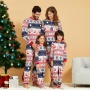 New Christmas Pajamas Set Mommy and Me Elk Print Family Suits Father Mother Kids Homewear Xmas Sleepwear Clothes