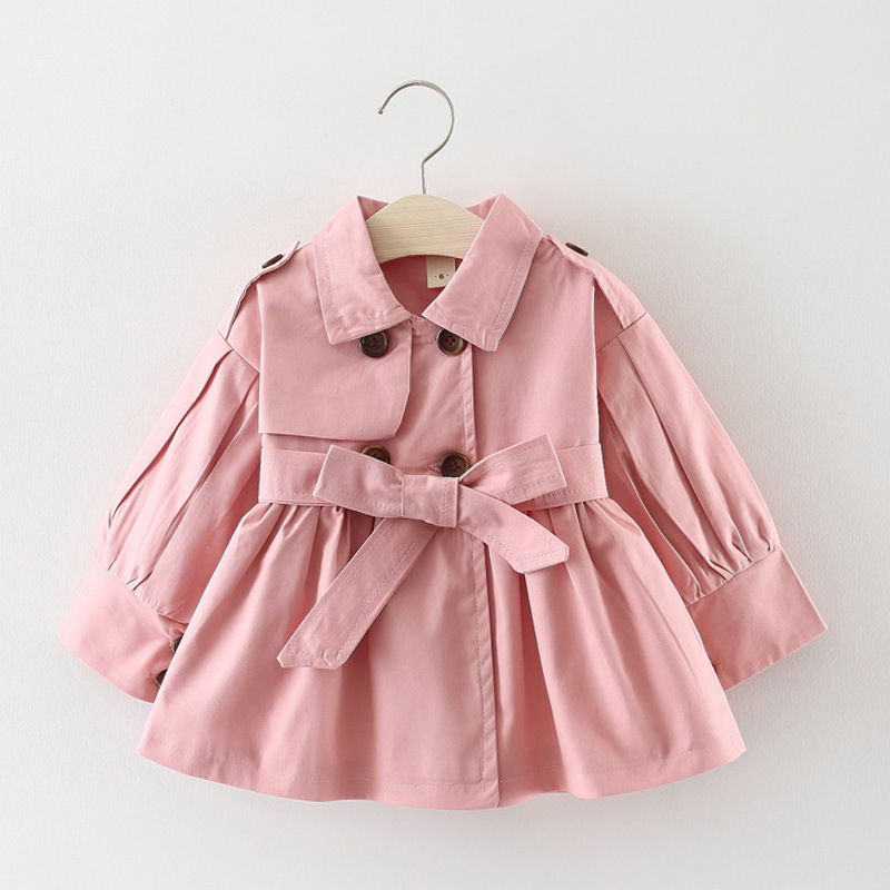 2021 new pretty and cute Korean design autumn winter girl's coat jacket windbreaker casual clothing for children
