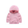 High quality spring fall children casual hoodies boys hoodies 100% cotton for kids baby hoodie t logo customization