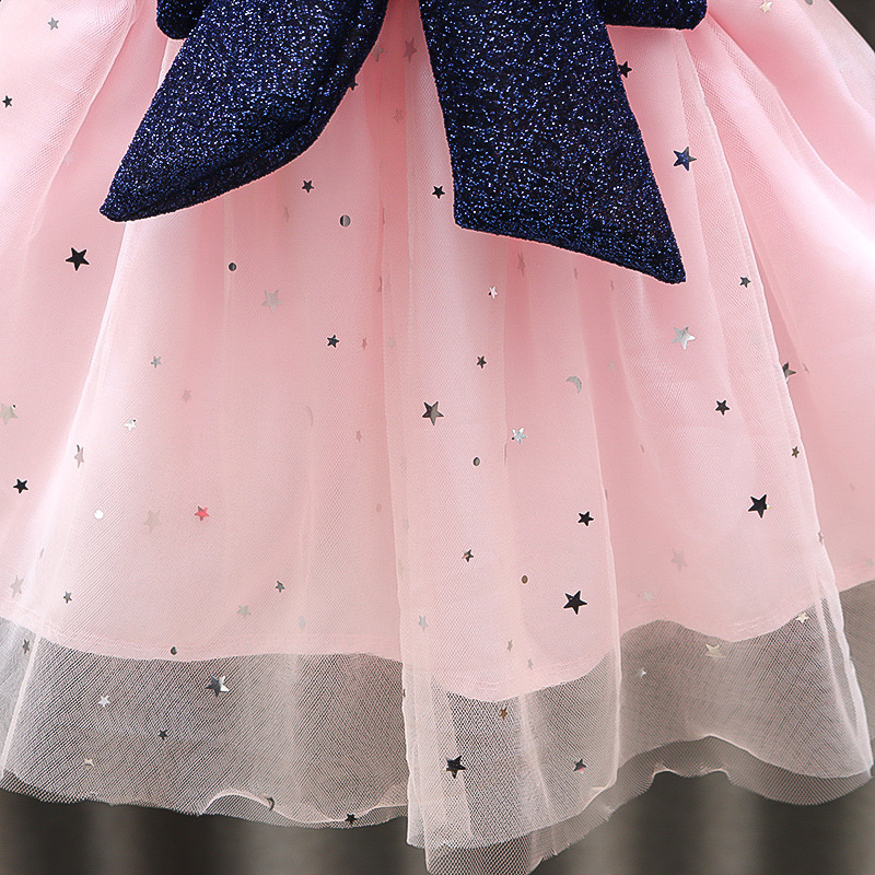 New Arrival Latest Design Baby Dress Net Yarn Cute Style Baby Toddler Children's Clothing Princess Little girl Dress