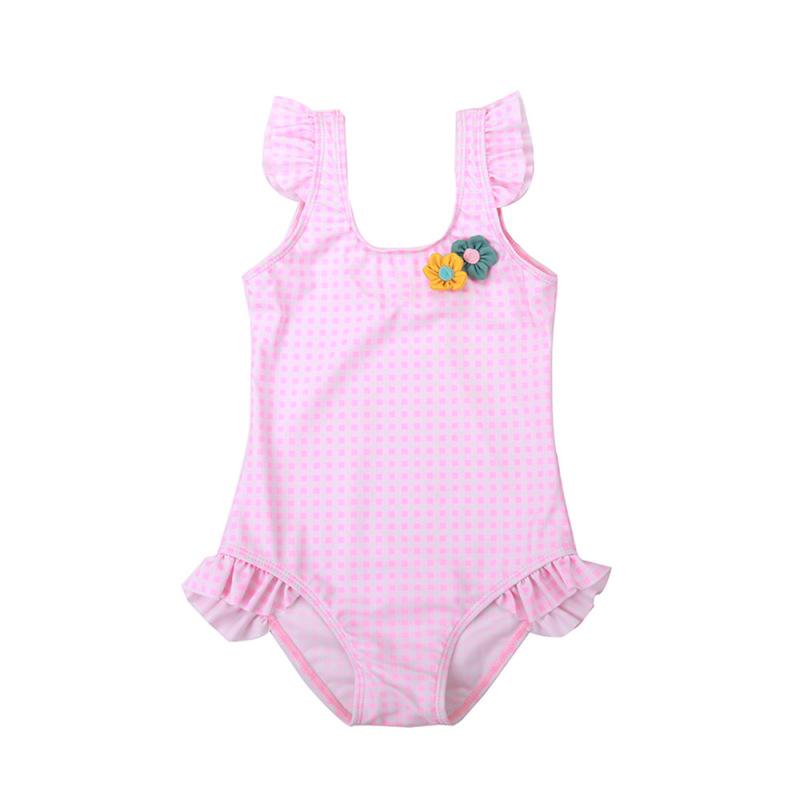 Hot Sale Children's One-piece Sleeveless Baby Kids Bathing Suits New Summer Children Swim Wear Beach Baby Swimsuit