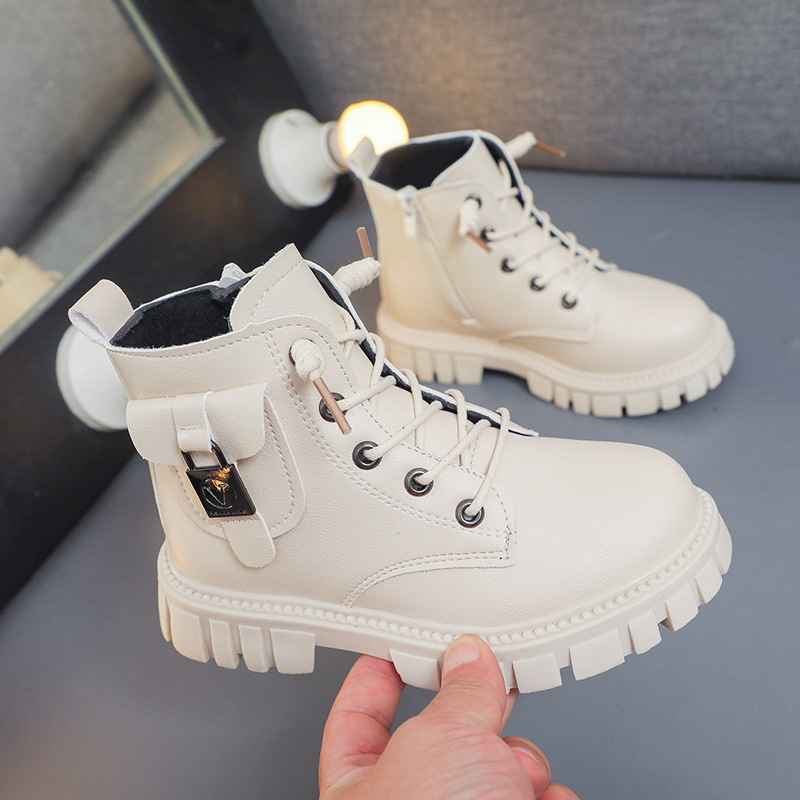 Conyson high quality rts winter Korean fashion kids designer child Non-slip boy girl Outdoor snow walking warm Martin boot shoes