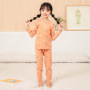 Factory Direct Sales Knitted Kid Cotton Pajamas Sleepwear Children Pajamas Set
