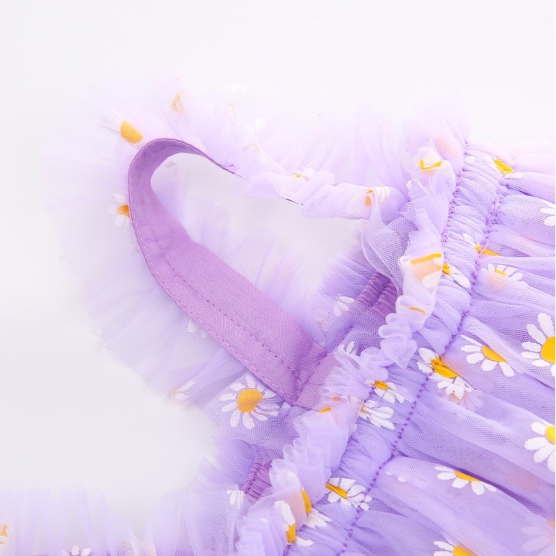 Korean Mesh Dot Sleeveless Children Princess Dress Kids Clothing Kids Clothes Girl Dress For Baby Girl