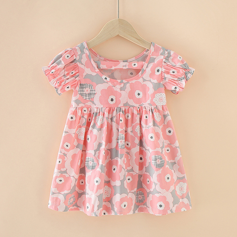Pure cotton girls skirt baby summer little girl infant baby skirt clothes children's one-piece skirt sleeveless baby clothes