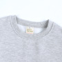 Conyson Wholesale Private Label Sweat Casual Custom Unisex Cotton Long Sleeve High Quality Sport T-shirt Solid Color Kids Shirt
