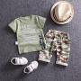 Conyson Wholesale Handsome Korean Kids Clothing Suits T-shirt and Pants 2 Pcs Boys and Girls Infant Unisex Summer Clothing Sets