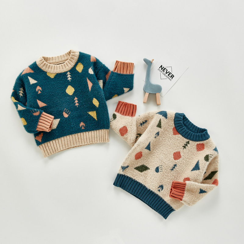 Spring Customize Soft And Comfortable Cotton Kids Toddler Girl Pullover Sweater