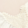 Custom Snap Button Sleeveless Lace Tulle Baby Girls Dresses Summer Romper Baby Newborn