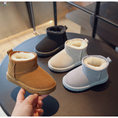 Conyson wholesale rts infant kids korean fashion designer toddler child solid velvet shoes winter Newborn baby girl Martin boots
