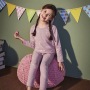 Children warm clothes cotton comfortable fabric unisex kids plain pajamas boys sleepwear