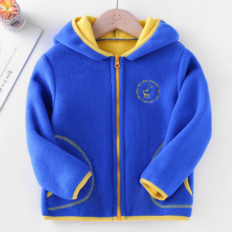 Conyson hot sale autumn kids clothes fashion polar fleece designer fall warmly casual clothing 2022 wholesale boys girls hoodie