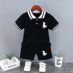 Conyson Summer Newborn Bulk Summer Boutique 2023 Baby Boy Cotton Toddler Clothinhg Suit 1-5 Years Boys Shorts And Shirt Set