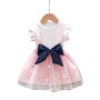 New Arrival Latest Design Baby Dress Net Yarn Cute Style Baby Toddler Children's Clothing Princess Little girl Dress