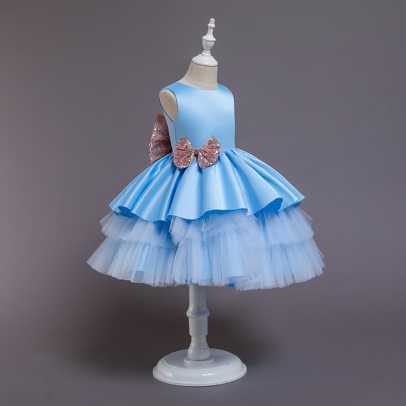 Top Sale Newborn Flower Baby Girl Party Dress Lovely Baby Girl Birthday Tutu Party Dress Newborn Flower Baby Girls' Dresses