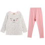 wholesale Autumn Boys kids pajamas Long Sleeve Knitted girls sleepwear set Cartoon baby pajamas kids