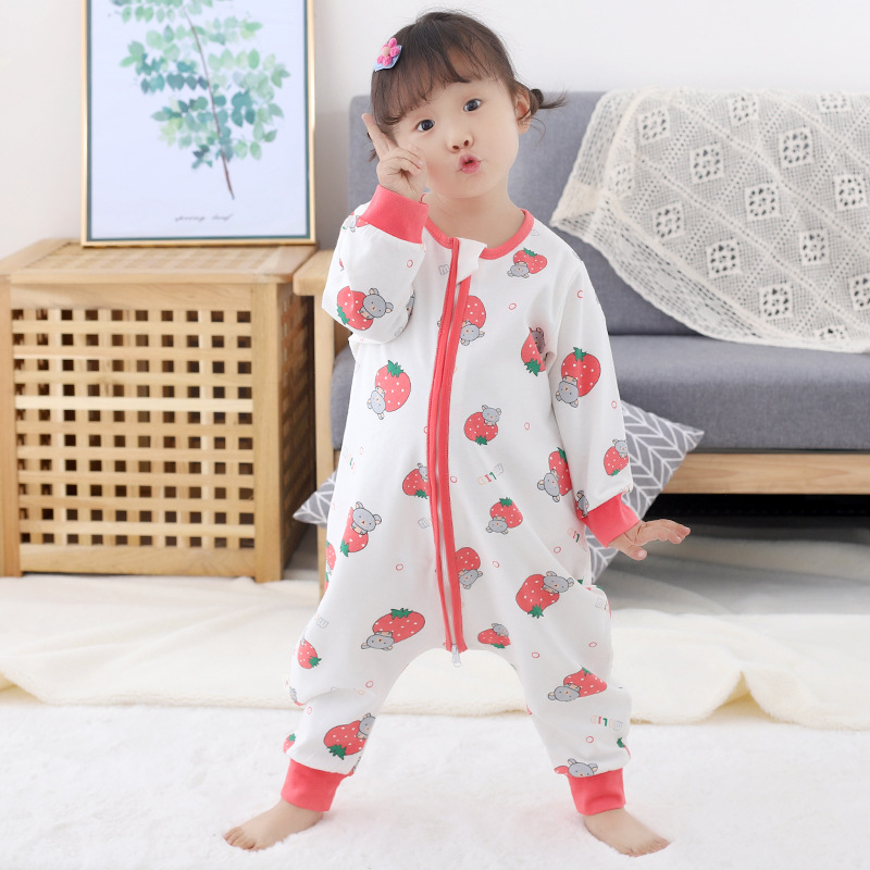 Conyson Infant Printed Cartoon Rompers Newborn Baby Outfit Spring Fall Clothes Kids Boys Girls Cotton Long Sleeve Zipper Romper