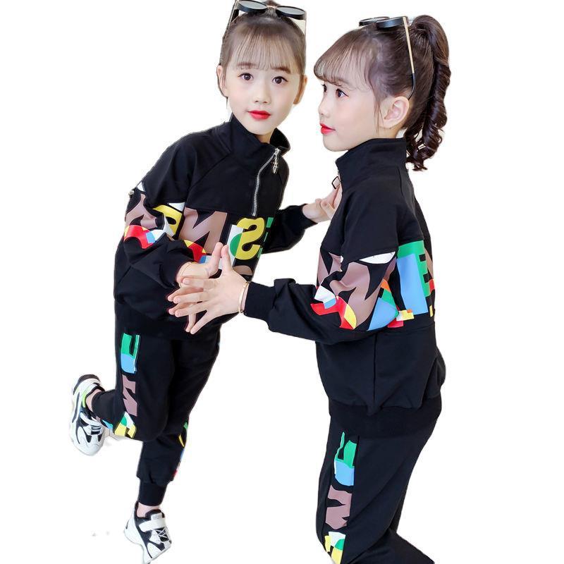 Conyson Children Clothes Autumn Cartoon Girls Sets Long Sleeve Tracksuit 2- 13 Years Girls Clothing Sport Suit Kids Clothes Sets