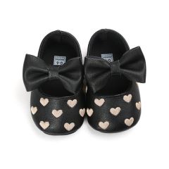 Conyson Wholesale 2023 Cute Summer Infant Heart Pattern Custom Non Slip New Baby Walking Shoes Rubber Toddler Girls Casual Shoes