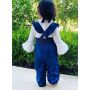 Conyson Hot New Children Clothing Sets Summer Girls Princess Causal Long Sleeve T-shirt+Strap Pants 2Pcs Kids Girls Clothes Sets