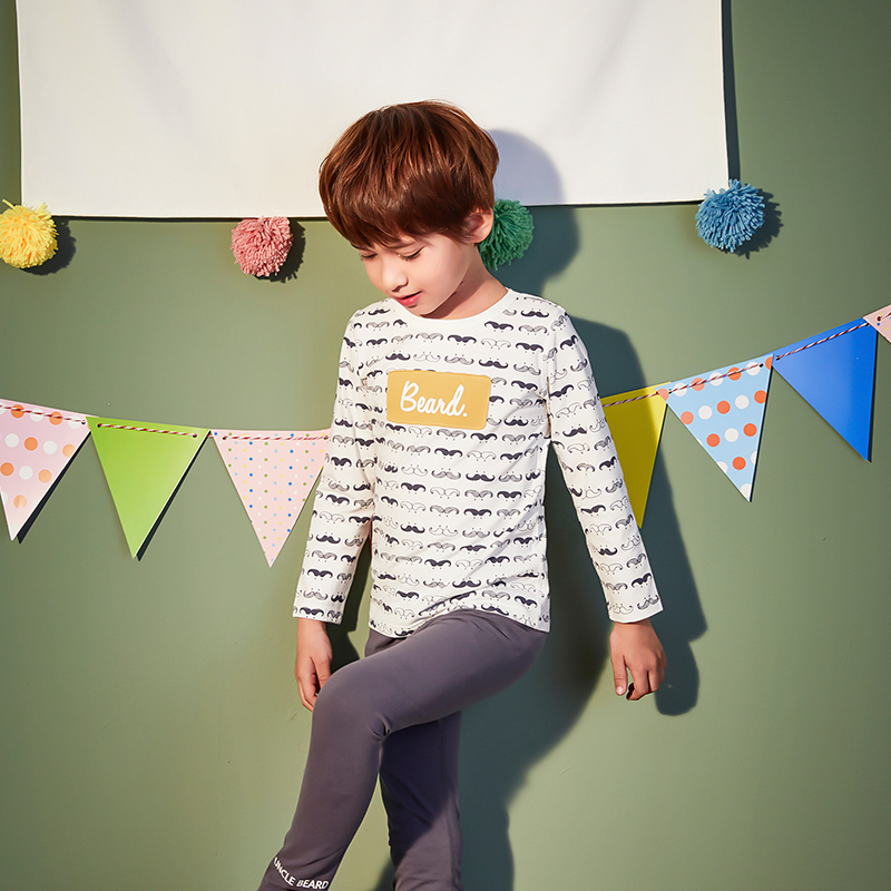 Conyson Soft And Comfortable Cartoon Print Knitted 2 Piece Cotton Sleeping Pajama Set