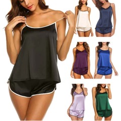 Hot Sale Backless Sexually Simple Sleeveless Camisole Pajama Women Bodysuit Seamless Sleepwear Underwear Low-Price Sexy Panties