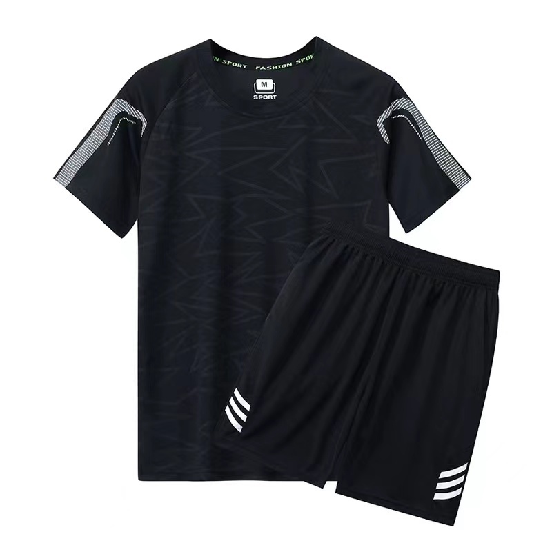 Conyson Wholesale Custom New Arrival Polyester Jogging Sportswear Gym Tracksuit And Short 2 Piece Shorts Track Suit Men T Shirt