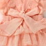 Conyson New Design European Style Spring Summer Sleeveless Hidden Button Bowknot Cotton Infant Newborn Baby Girl Romper