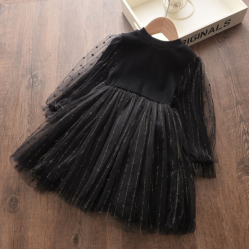 Girls Wholesale Clothing Baby Long Sleeve Autumn Dresses Kids Dresses Party Dress Kids Princess Kids For Girl Clothes