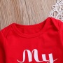 wholesale 3-pieces Merry Christmas Cotton Baby sets girl boys clothes Romper Autumn Winter baby Clothes
