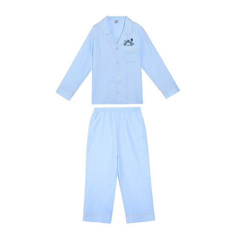 Summer Kids Blank Pajama Sets Short Sleeve Pyjamas Kids Cartoon Kids Pajamas 100% Cotton