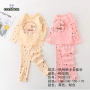 Conyson Wholesale Soft Cartoon Print Cotton Long Sleeves Sleepwear Kids Toddler Little Girl Two Piece Custom Pajamas