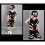 High Quality Short Sleeve Cartoon Children Summer Suit Kids Boy 2 Pieces Clothing Set